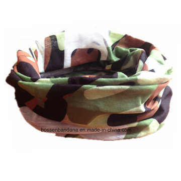 Customized Design Printed Army Green Multifunktional Halsrohr Buff Kopfbedeckung